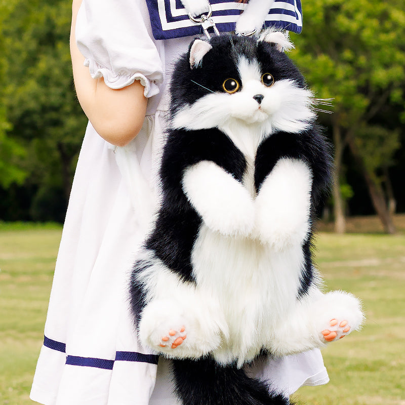 Mini Tuxedo Cat Backpack