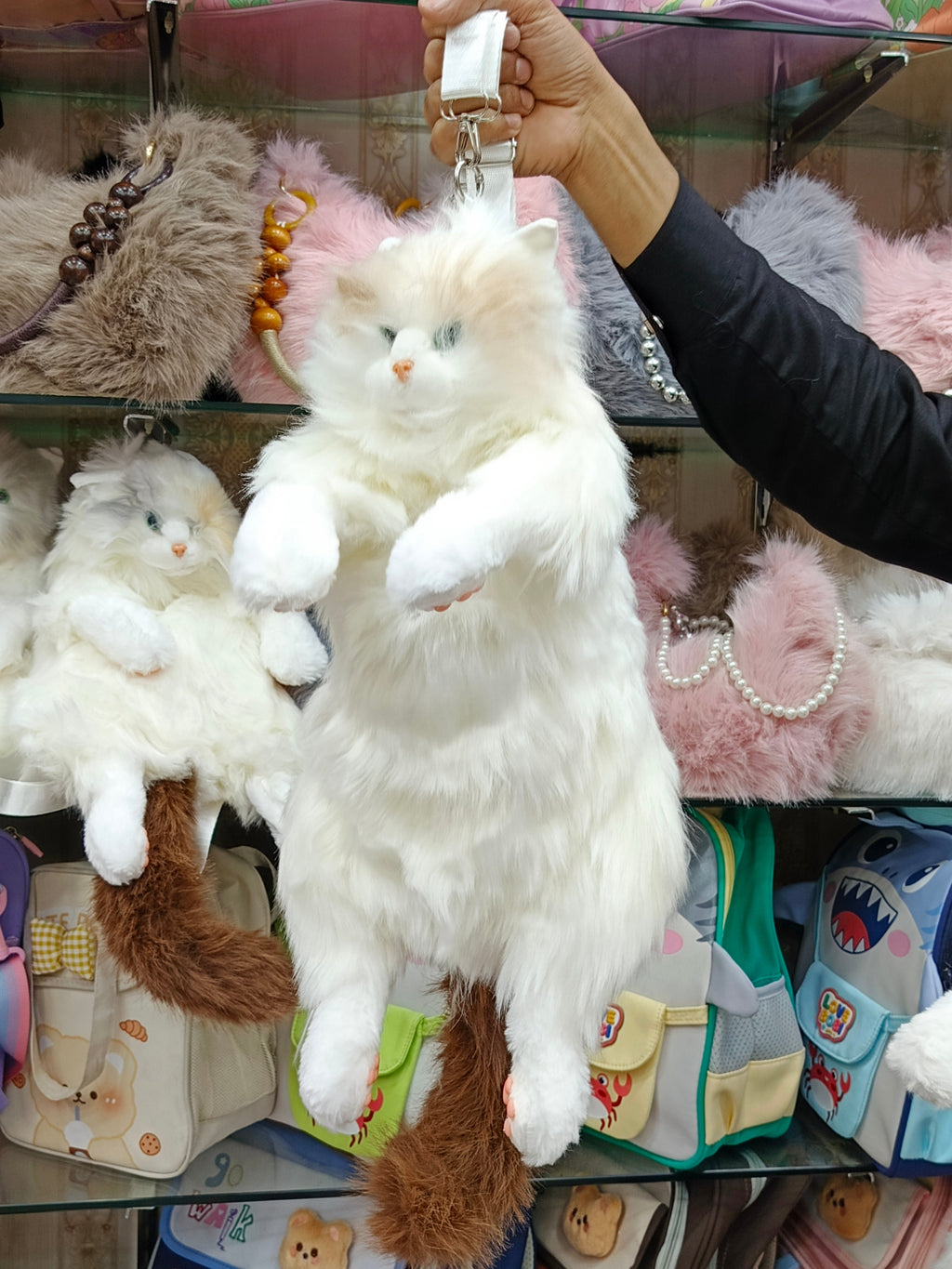 Plush Furr Cat Backpacks